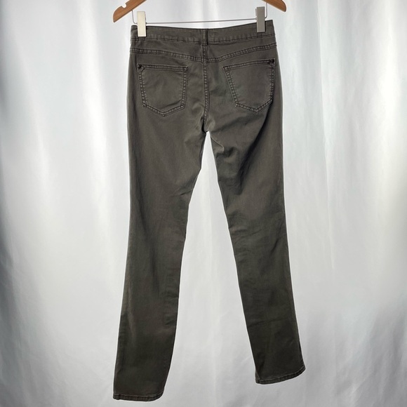 Pilcro and the Letterpress Zipper Straight Leg Pants in Green Size 26 - Picture 4 of 5
